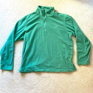 Vineyard Vines Fleece 1/4 Zip Seafoam Green